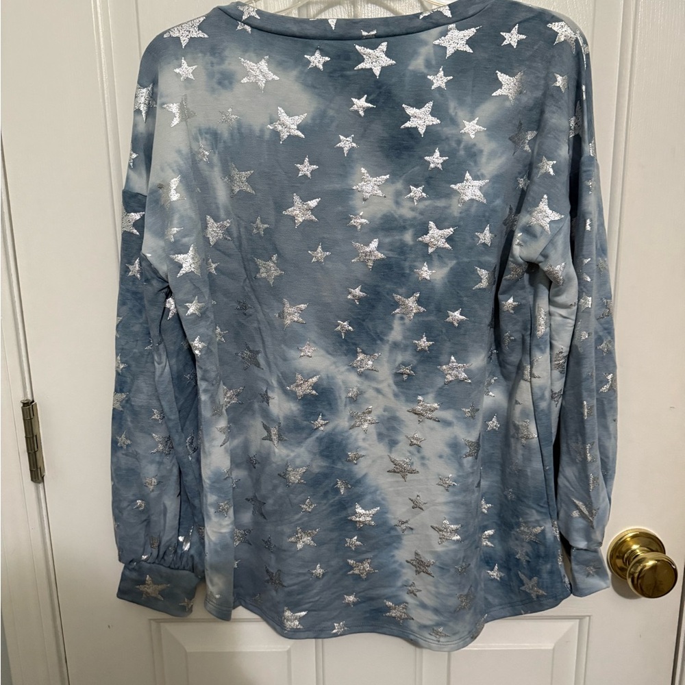 BiBi Blue Star Print Lounge Set *NEW WITHOUT TAGS* - Picture 7 of 13